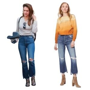 MOTHER Superior The Tripper Chew Jeans In Cryin' Cowboys Button Fly Size 28